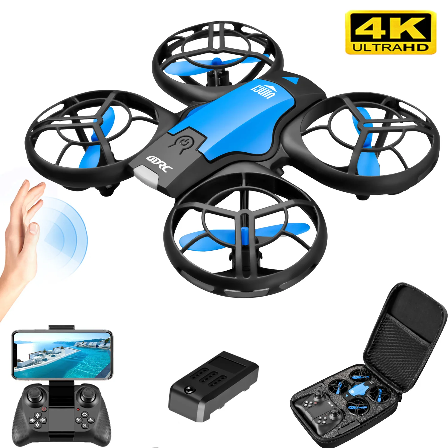 Drone Rc App - طائرة بدون طيار صغيرة جديدة V8