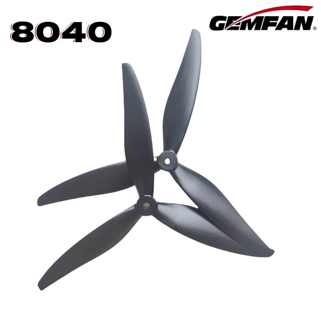 Drone With Rc 2 - Gemfan 8040 8X4X3 3-blade 8 بوصة