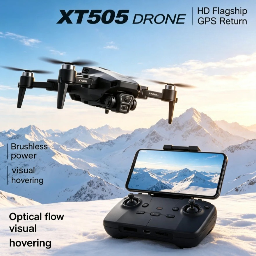 Xt505 Rc Drone - طائرة بدون طيار XT505 الأصلية القابلة
