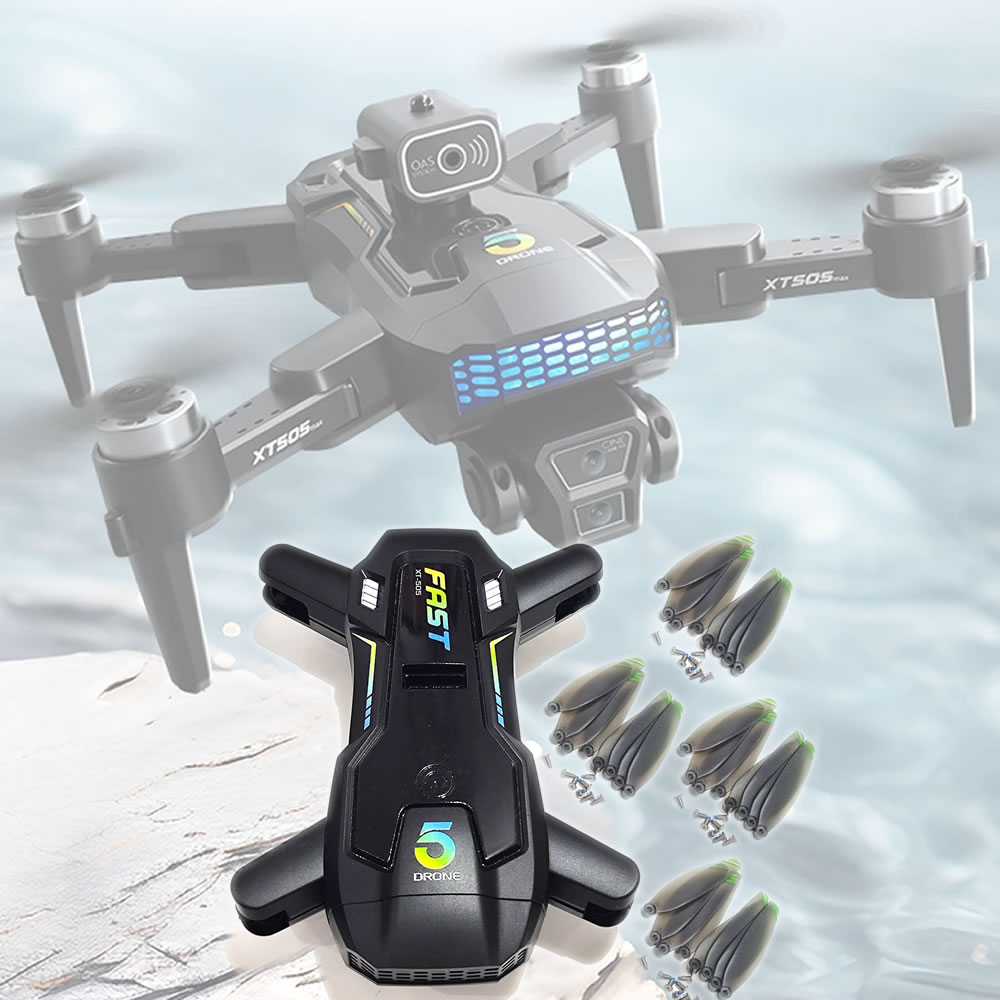 Xt505 Rc Drone - طائرة بدون طيار قابلة للطي أصلية