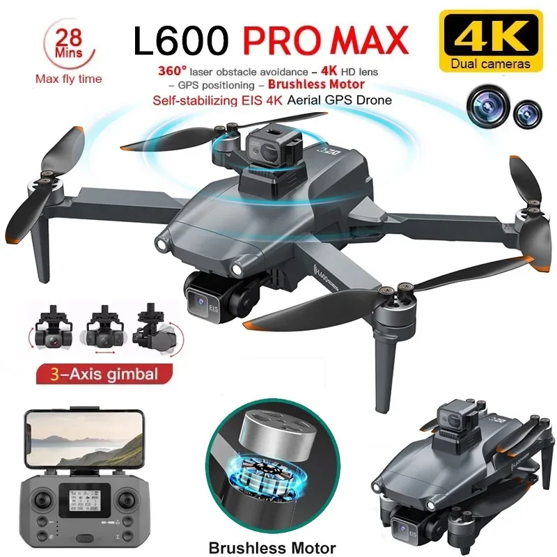 Drone Rc App - L600 PRO MAX GPS الطائرة بدون