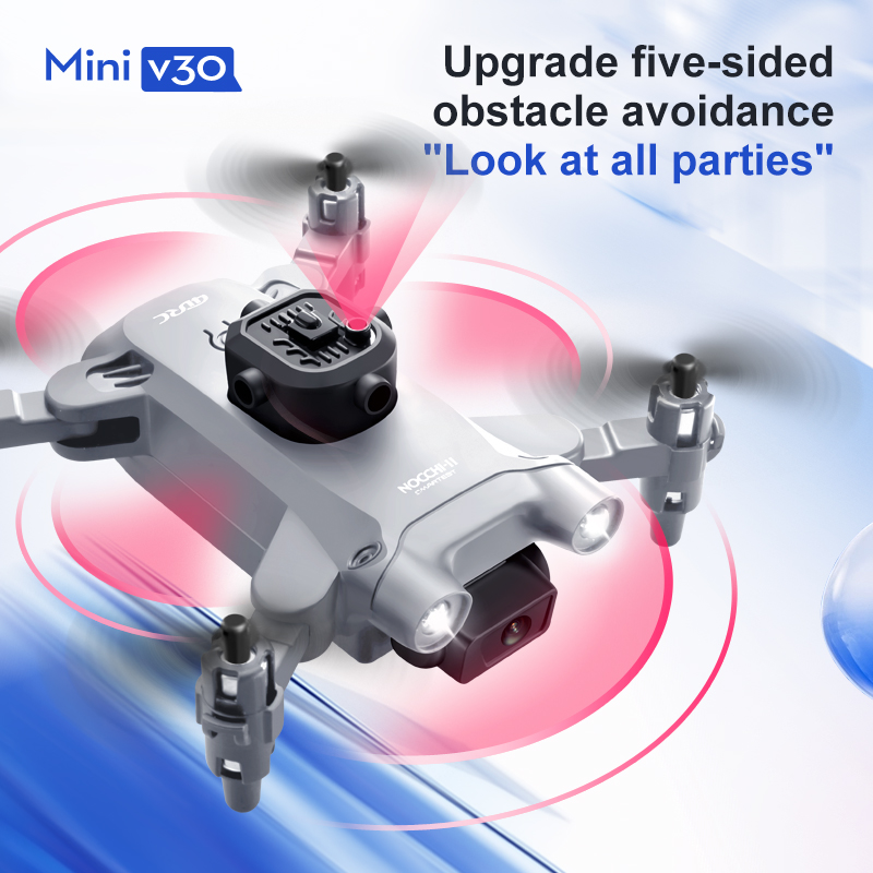 طائرة بدون طيار صغيرة V30 WiFi - مراجعة Rc Drone Uav وسعره