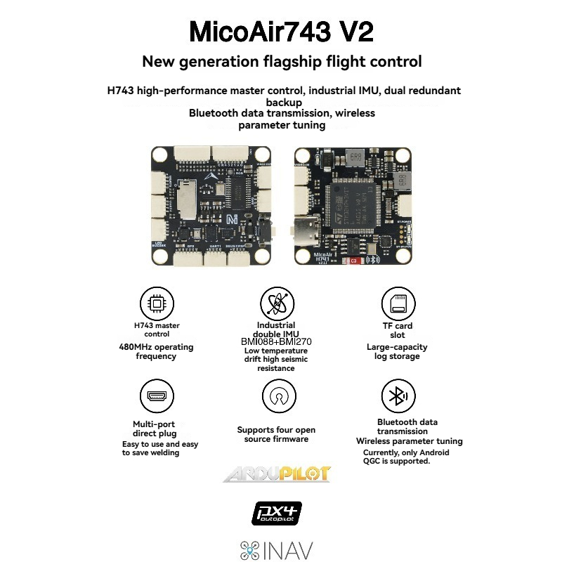 MicoAir743 V2 وحدة تحكم في الط - مراجعة Betaflight Flight Controller وسعره