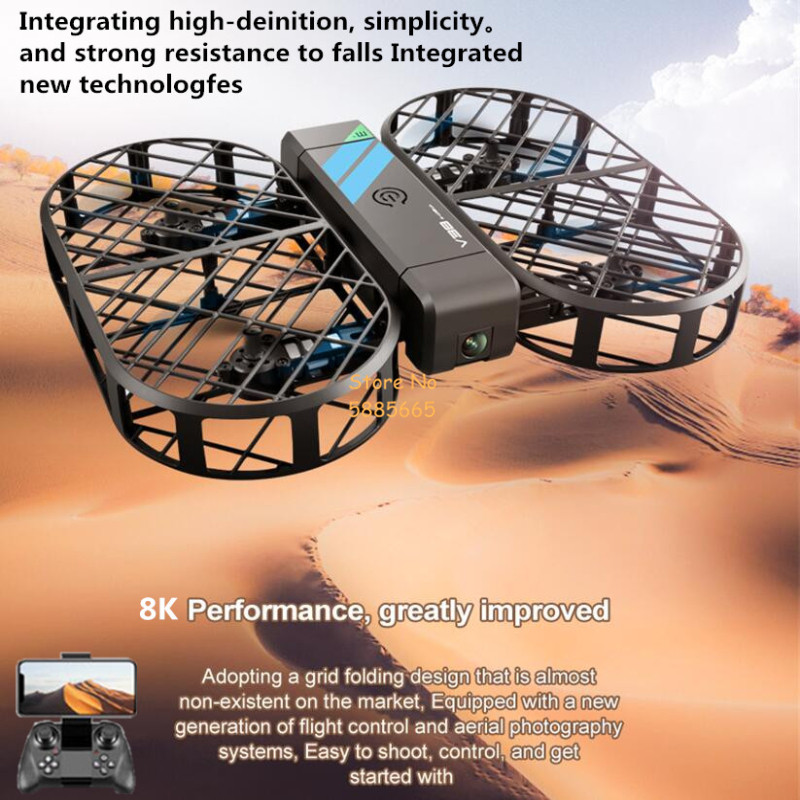 كاميرا 8K عالية الدقة 360 °    - مراجعة Drone Rc App وسعره