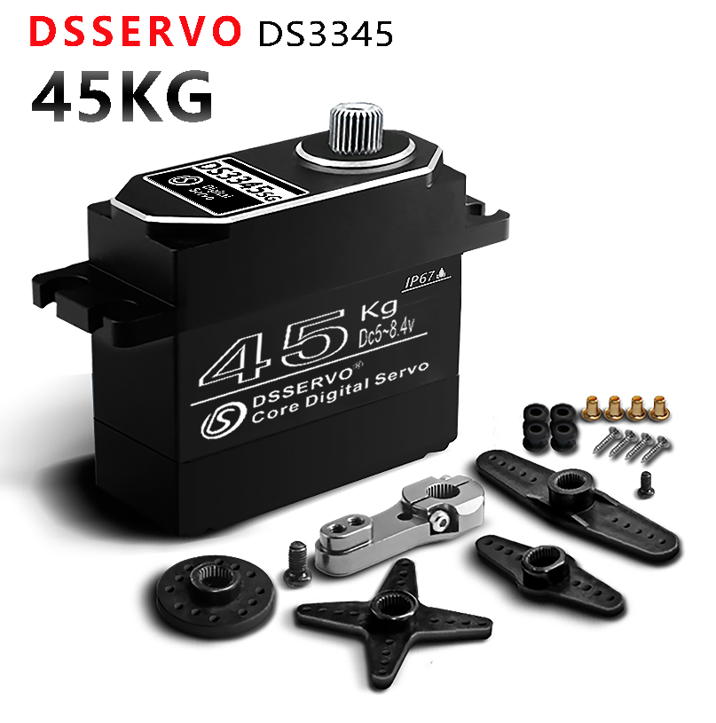 Dsservo IP67 مقاوم للماء 45 كج - مراجعة Rc Car Servo وسعره
