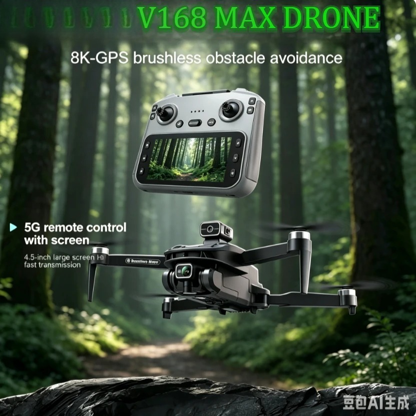 طائرة بدون طيار V168 MAX الأصل - مراجعة Drone Ls Rc وسعره