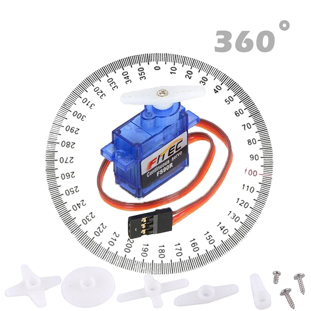 Feetech Mini FS90R مايكرو سيرف - مراجعة Rc Car Servo وسعره