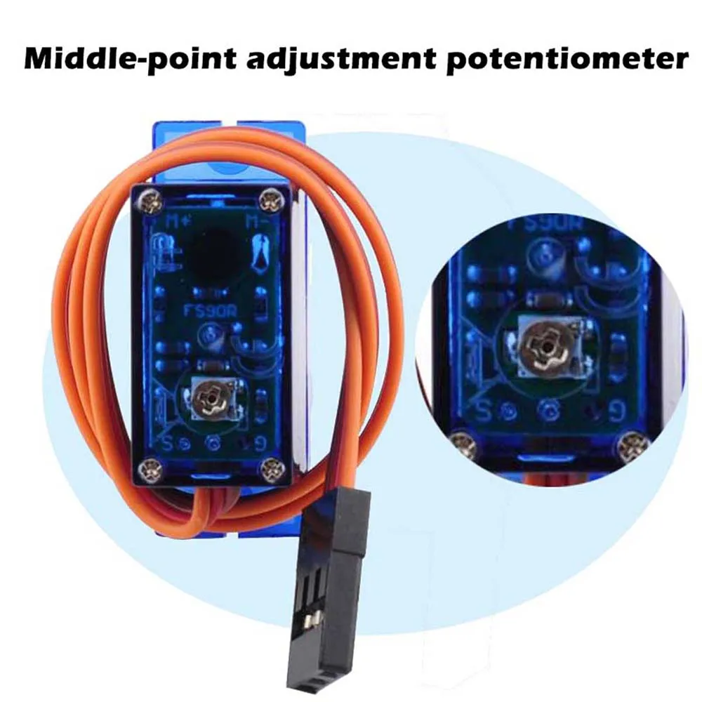 Feetech Mini FS90R مايكرو سيرف - مراجعة Rc Car Servo وسعره
