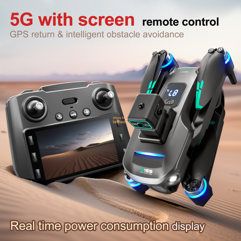 8K كاميرا مزدوجة 5G WIFI FPV ا - مراجعة Drone Rc App وسعره