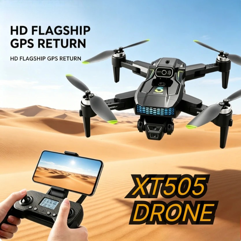 طائرة بدون طيار XT505 الأصلية  - مراجعة Xt505 Rc Drone وسعره