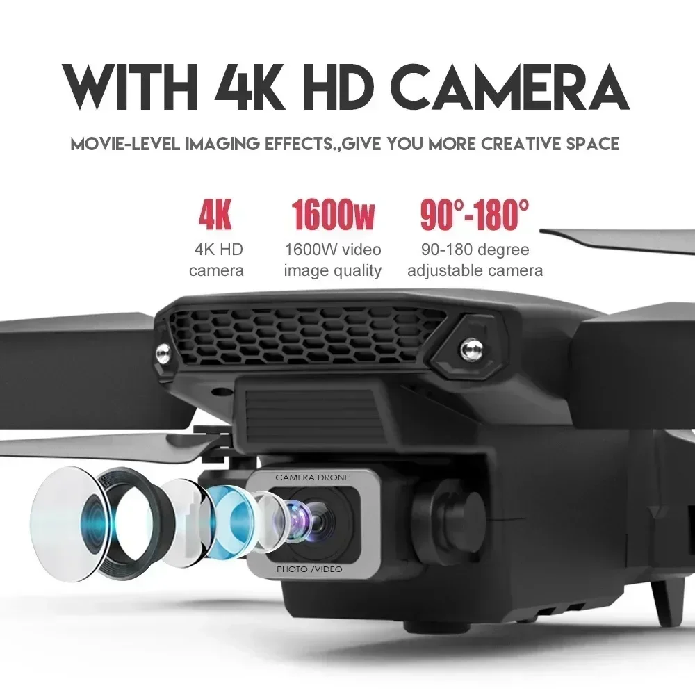 E88 Pro WIFI FPV الطائرة بدون  - مراجعة Drone Rc App وسعره