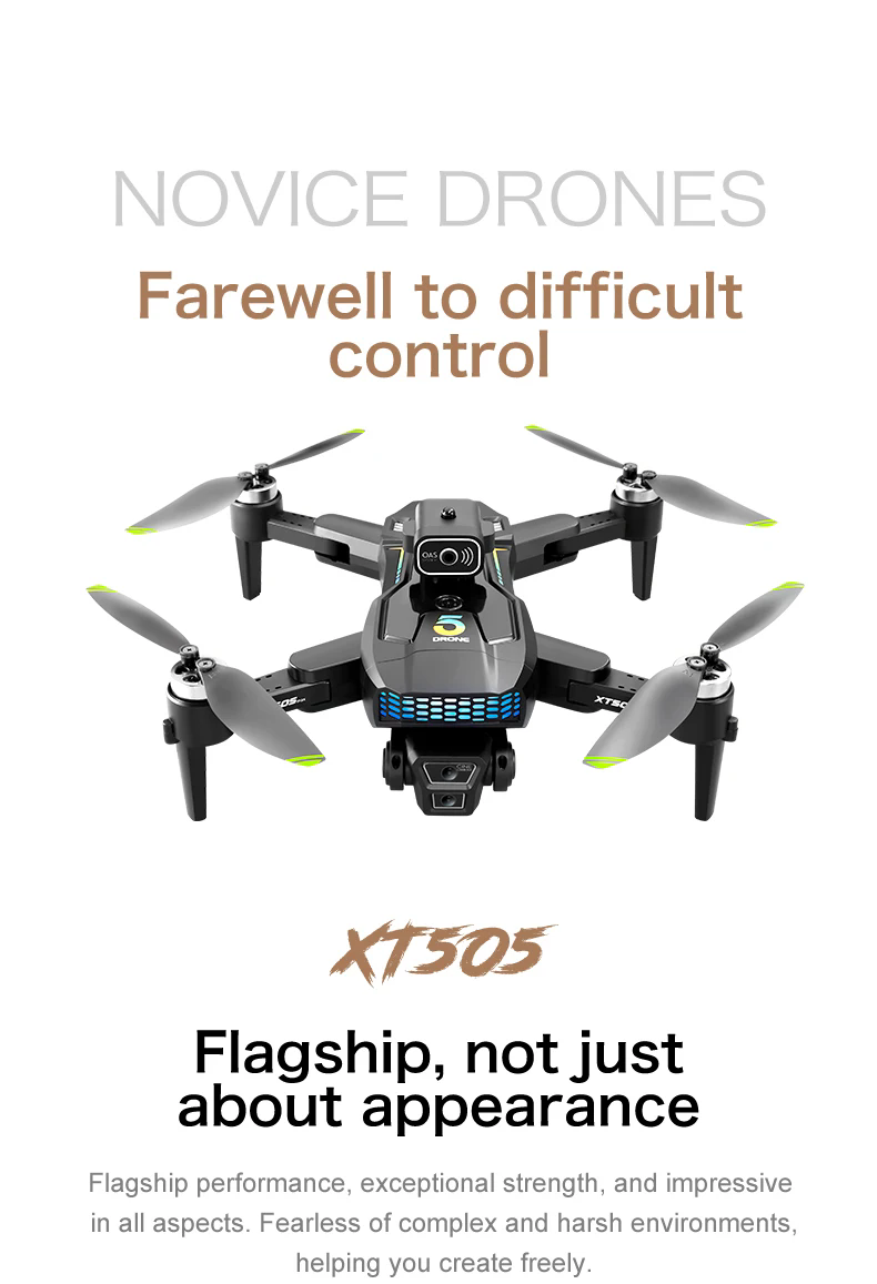 قطع غيار وملحقات طائرة بدون طي - مراجعة Xt505 Rc Drone وسعره