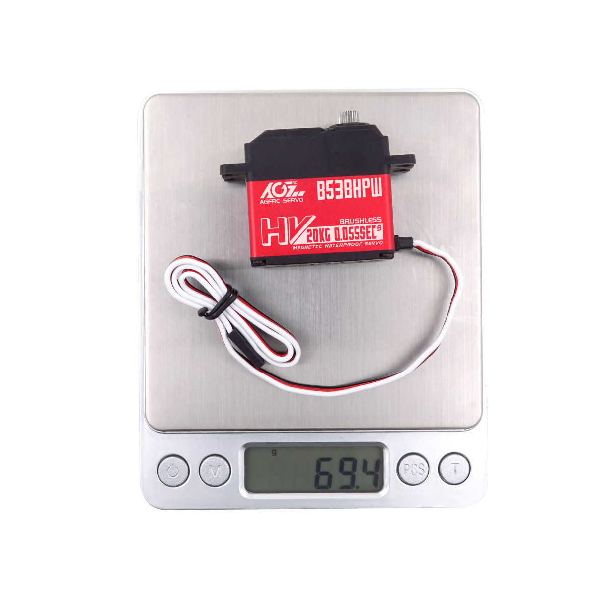 سيرفو AGFRC B53BHPW HV فائق ال - مراجعة Rc Car Servo وسعره
