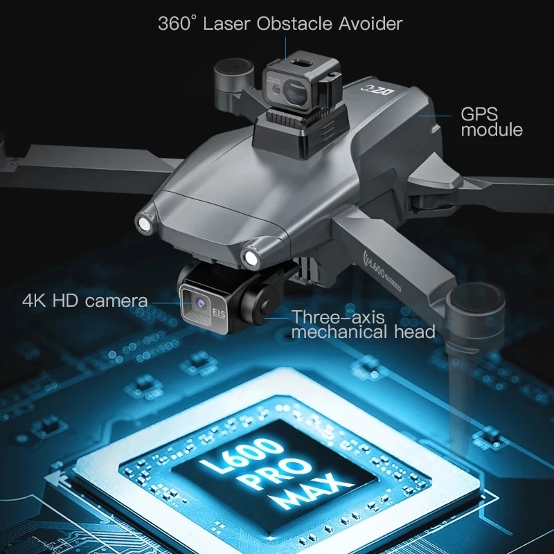 L600 PRO MAX GPS الطائرة بدون  - مراجعة Drone Rc App وسعره