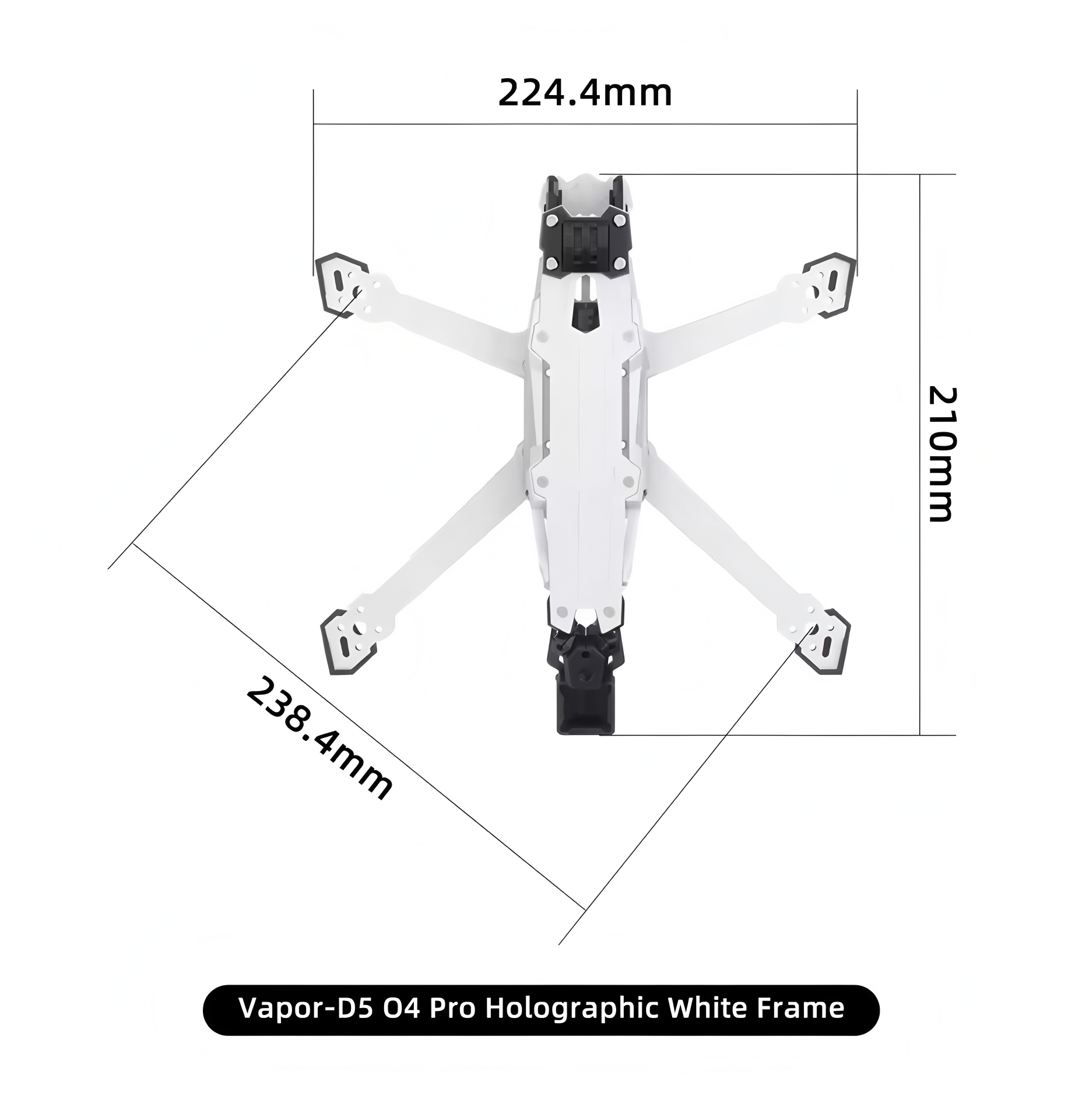 إطار GEPRC Vapor D5/x5/x6 O4 P - مراجعة Quadcopter Frame وسعره