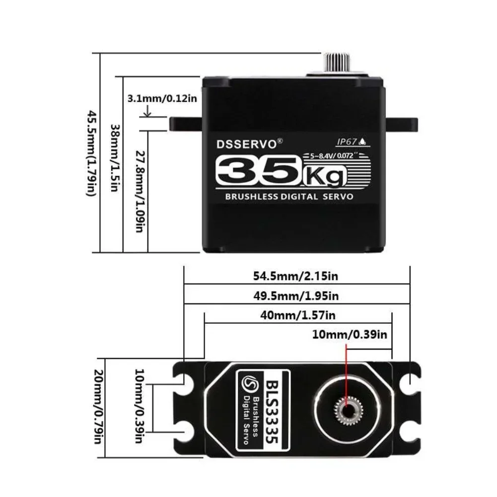 35 كجم BLS3335 محرك معزز رقمي  - مراجعة Rc Car Servo وسعره