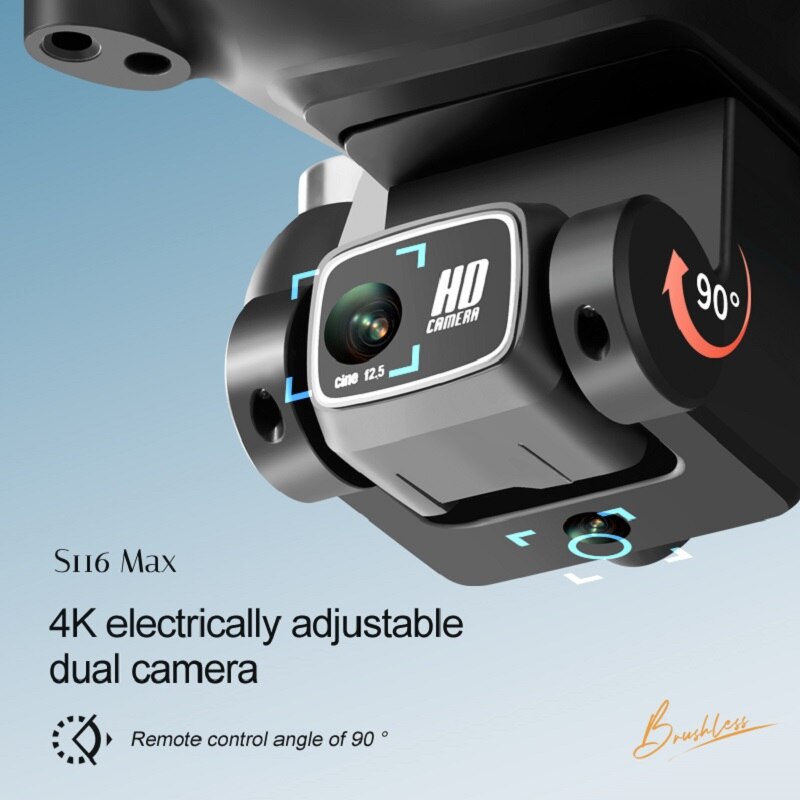 طائرة بدون طيار S116 MAX Elf ا - مراجعة Drone Rc S116 وسعره