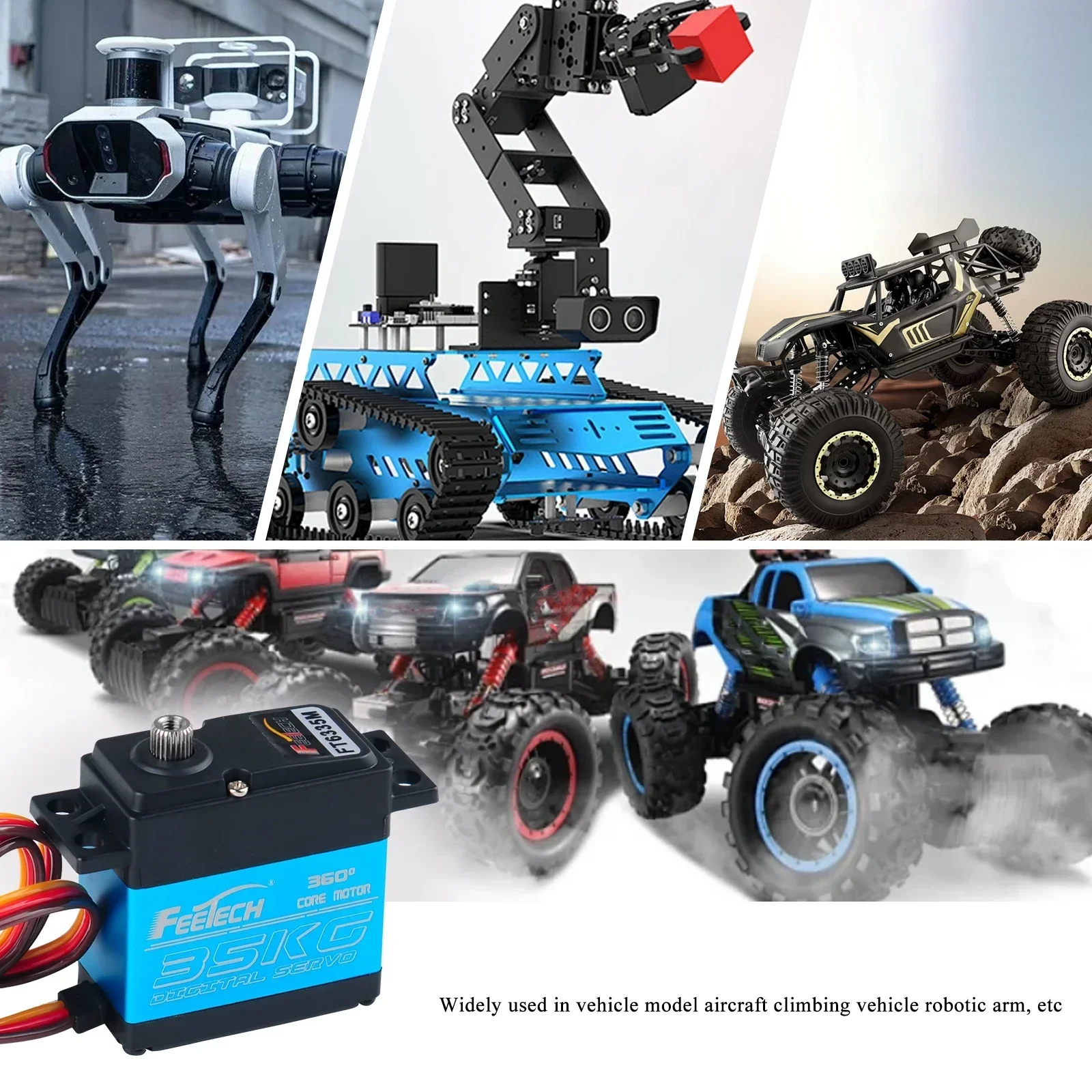 Feetech FT6335M الرقمية RC محر - مراجعة Rc Car Servo وسعره