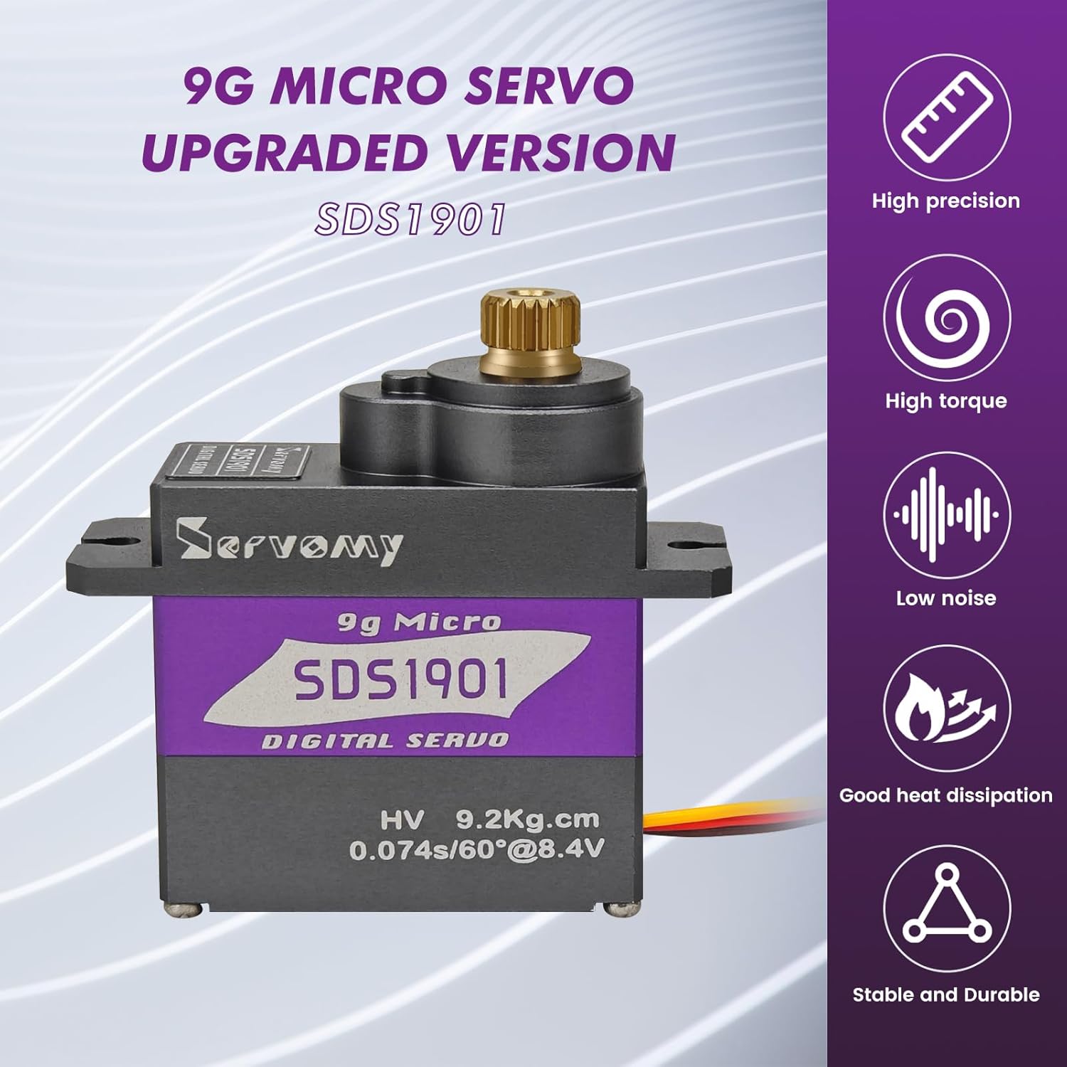 SERVOMY-SDS1901 Digital 9G Mic - مراجعة Drone With Rc 2 وسعره