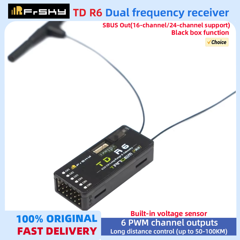 جهاز استقبال FrSky TD R6 بتردد - مراجعة Frsky Receiver Module وسعره